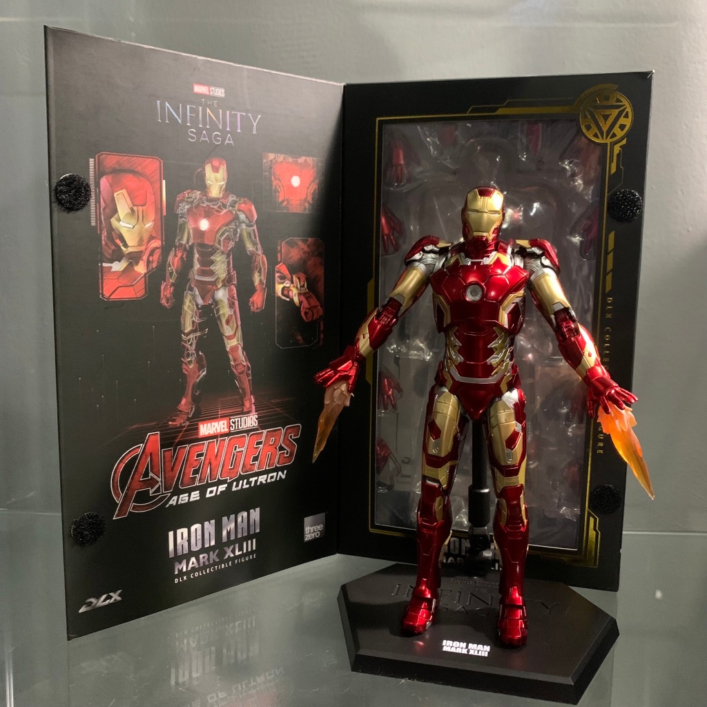 Iron Man Mark 43  DLX Threezero (ลิขสิทธิ์เเท้ 100%)