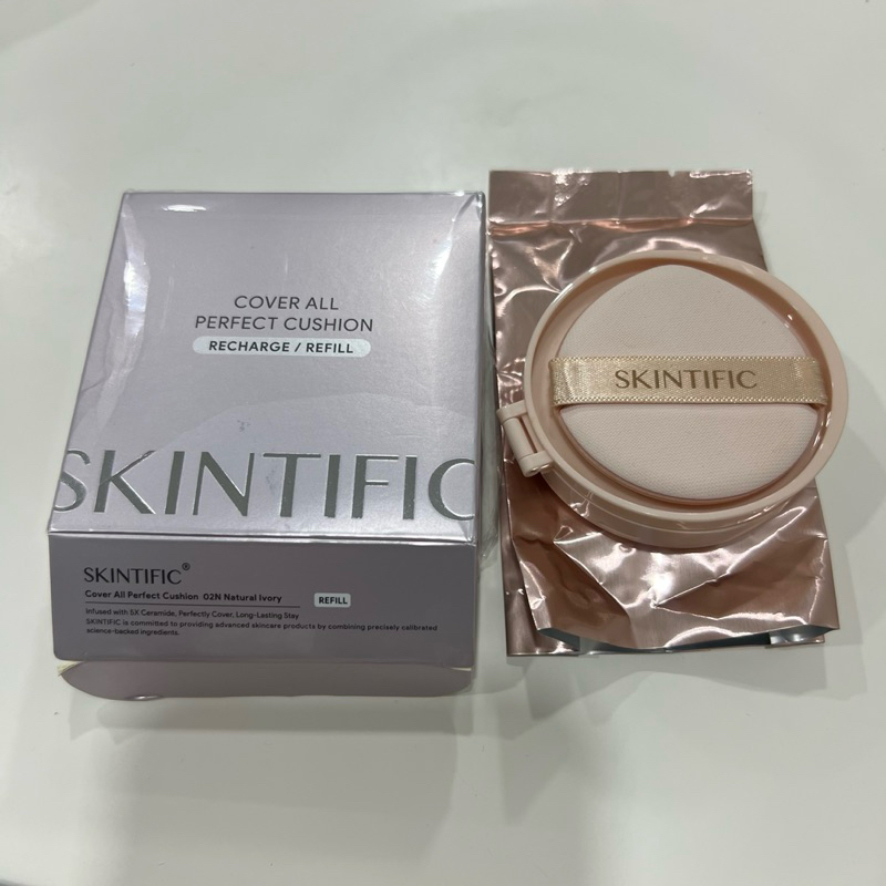 ส่งต่อ ตลับรีฟิล คุชชั่น SKINTIFIC Cover All Perfect Cushion สี 02N Natural Ivory