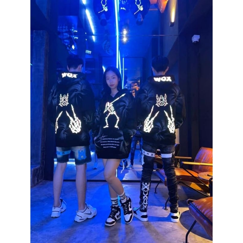 XOM501 XOM เสื้อฮู้ดดี้ รีเฟคสะท้อนแสง