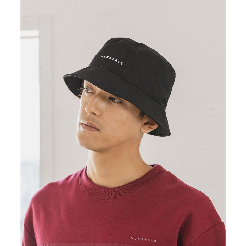 [NUMERALS] Twill bucket hat (Black, Beige, Green)