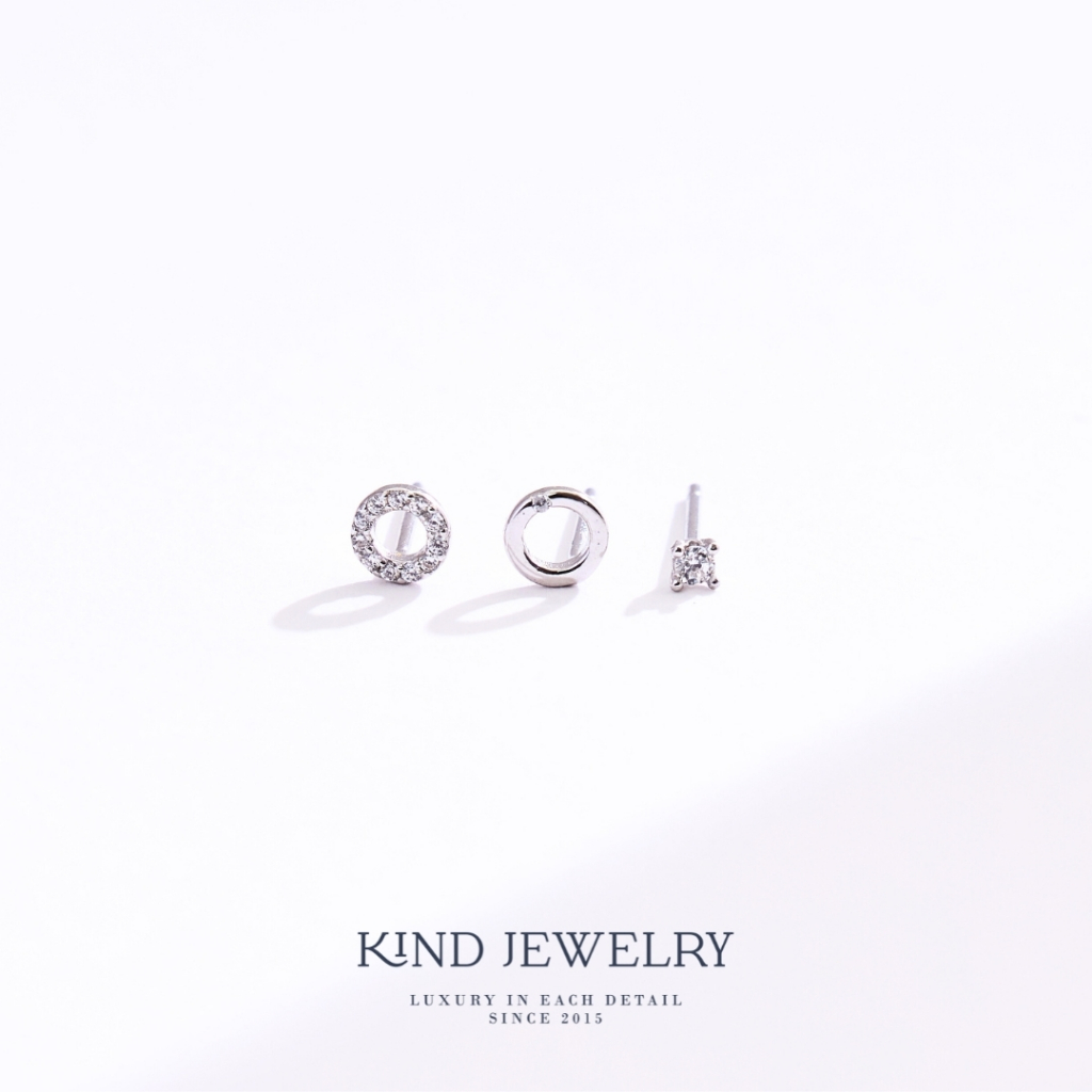 Kind Jewelry เซตต่างหูสุดคุ้ม Mini earring Set Circle of Luck