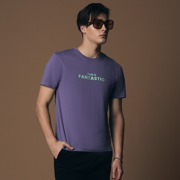 GIORDANO เสื้อยืดผู้ชาย Men's Cotton Message Tee 01092303