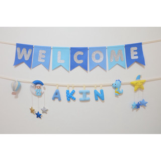 อักษรผ้า ป้ายชื่อลูกน้อย ป้ายชื่อร้าน ❗️❗️แจ้งรายละเอียดก่อน…