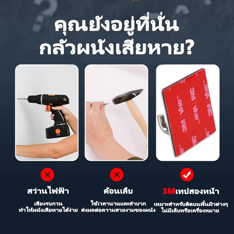 เทปกาว2หน้า3M แรงยึดติดสูง กันนํ้า เทปกาว3m ติดรถยนต์ เทปกาว2หน้า เทปกาวสองหน้า 3M  แรงยึดติดสูง กาว2หน้าไม่ทิ้งคราบ thumbnail 8