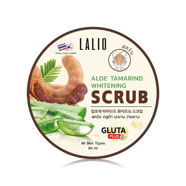 Lalio Aloe Tamarind Whitening Scrub 80 ml.