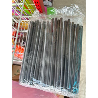 หลอดไข่มุกยาวแบบห่อฟิล์ม 21,24,25,27,28ซม. เหมาะกับแก้วทรงสูงสลิม