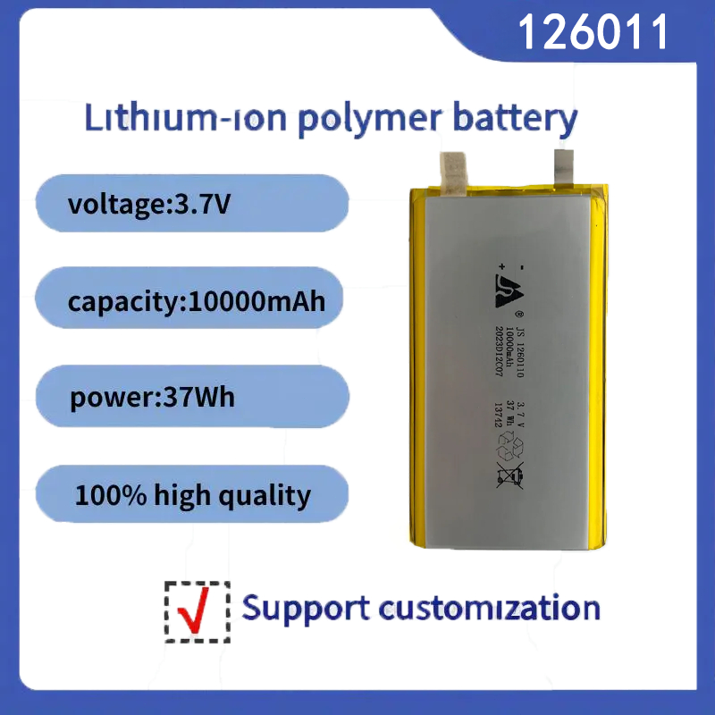 แบตเตอรี่ 3.7v 10000mAh 1260110 li-polymer Lithium polymer ลิเธียมโพลิเมอร์ แบตพาวเวอร์แบงค์ ถ่านชาร