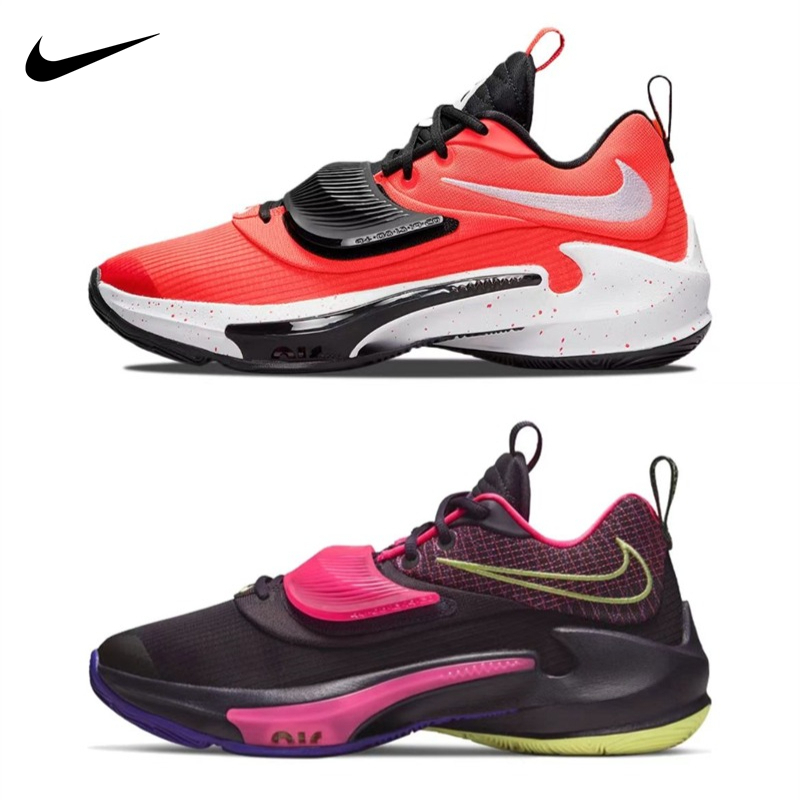 【💯  เคาน์เตอร์ของแท้】Nike ZOOM FREAK 3 รองเท้าบาสเกตบอล