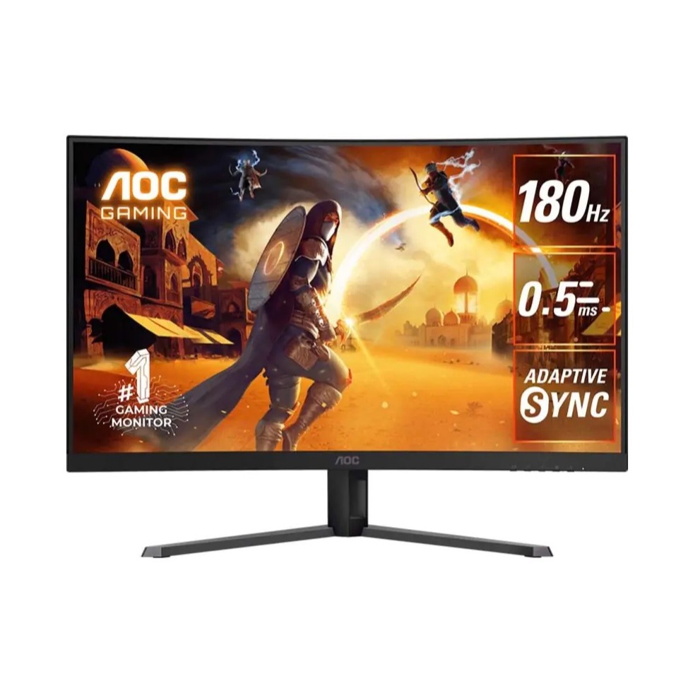 AOC CQ32G4E/67 31.5" 180Hz QHD 0.5ms HDR10 Adaptive Sync VA Curved Gaming Monitor