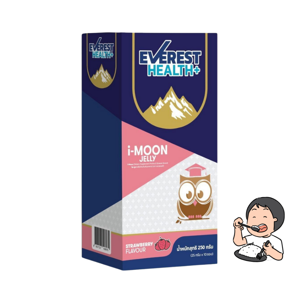 Everest Health Plus i-MOON Jelly กลิ่นสตรอวเบอร์รี่ 1 กล่อง 10 ซอง