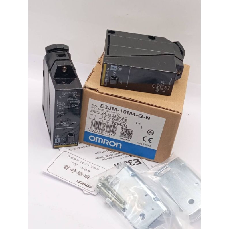 E3JM-10M4-G-N  OMRON ระยะการจับ10เมตร ใช้ไฟ12-240VDC 24-240VAC พร้อมส่งในไทย