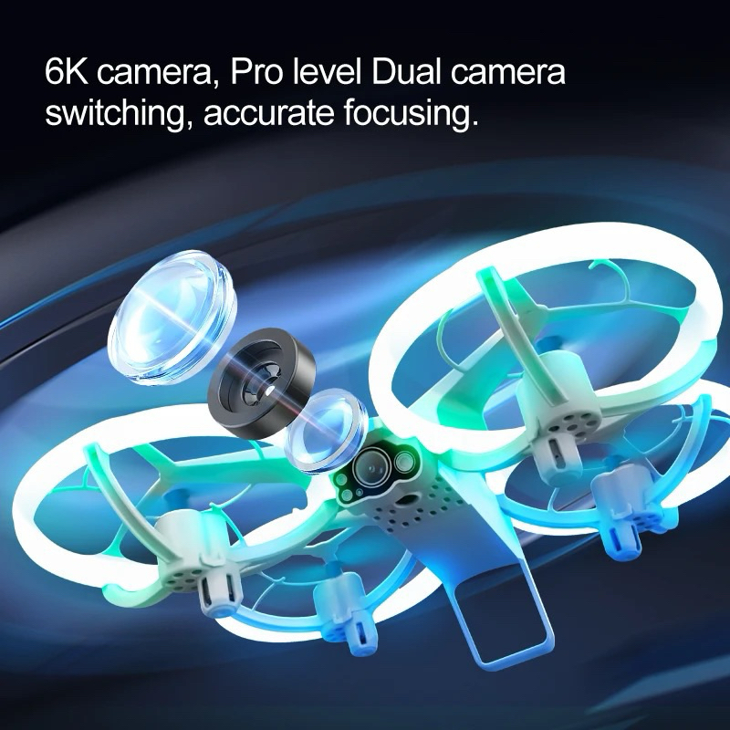 โดรนบังคับวิทยุติดกล้องGURC 33V Wi-Fi FPV กล้อง720P HDบินล็อกความสูงได้แบตเตอรี่ชาร์จอุปกรณ์พร้อมเล่น