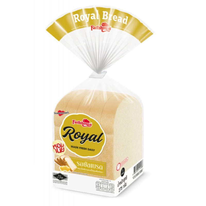 ขนมปังฟาร์มเฮ้าส์รอยัลเบรค275กรัม Farmhouse (สดใหม่ทุกวัน)