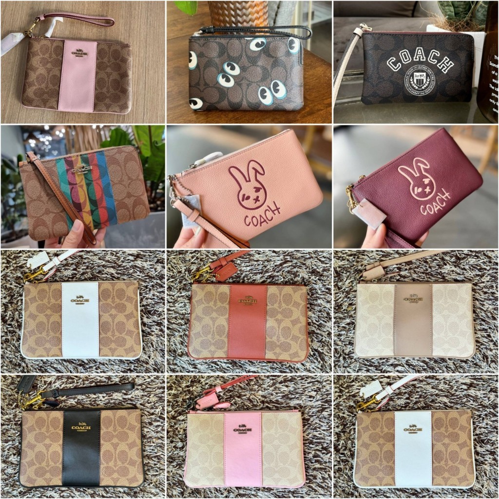 COACH 58035 CORNER ZIP WRISTLET