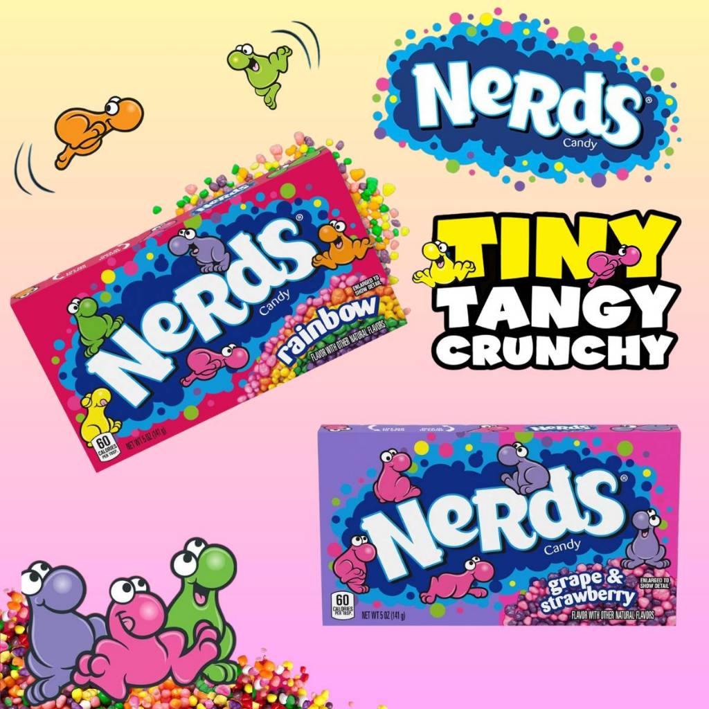 Nerds Candy Theater Boxes เนิร์ด แคนดี้ ลูกอมรสผลไม้