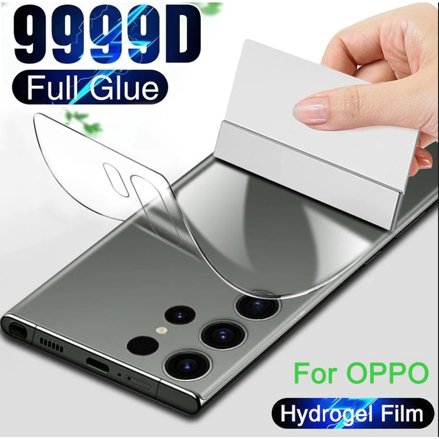 เหมาะสำหรับ หน้าจอ oppo a15 a3s A5 A16 A9 A54 A57 A93 A53 A92 A7 A8 A13 A16s A8 A1k Fullหน้าจอHD Hydrogelฟิล์ม