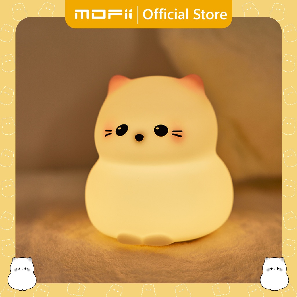 [ของแท้ รับประกันศูนย์ไทย]MOFii โคมไฟน่ารัก GUARDIAN KITTY แมวน้อยคุ้มภัย ปรับระดับแสง ตั้งเวลาได้