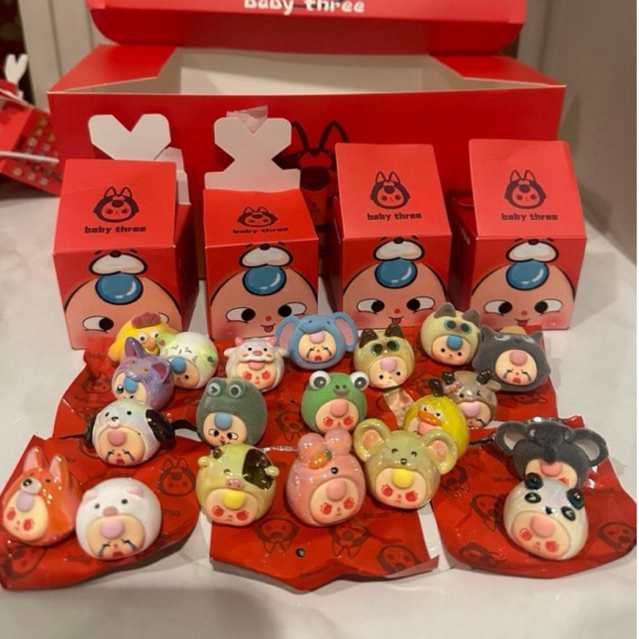 พร้อมส่ง เบบี้ทรีจิ๋ว Baby three mini โมเดล กล่องสุ่ม