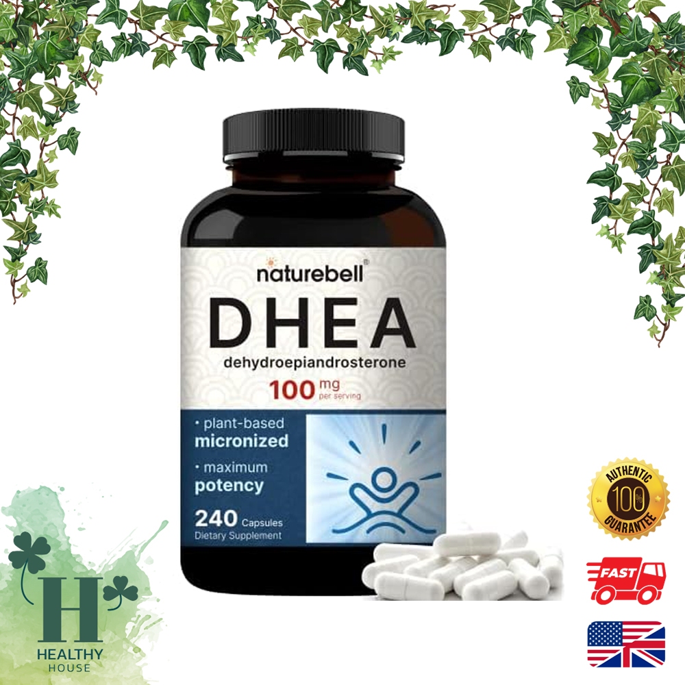 พร้อมส่ง NatureBell DHEA 100mg 240 Capsules