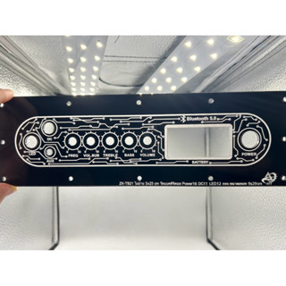 เพลทลำโพงบลูทูธZK-TB21ไม่ย้าย งานไฟหนา3มิล ช่องเพลท5x25cmวัด…