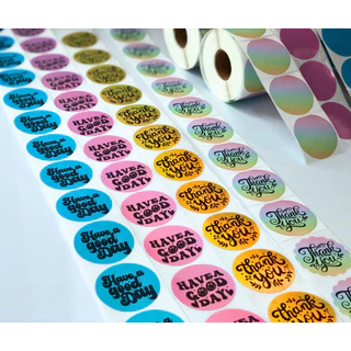 EasyPrint กระดาษสติ๊กเกอร์ Direct Thermal เนื้อ PP โฮโลแกรม ไวนิล Hologram / Vinyl ไม่ใช้หมึก กันน้ำ