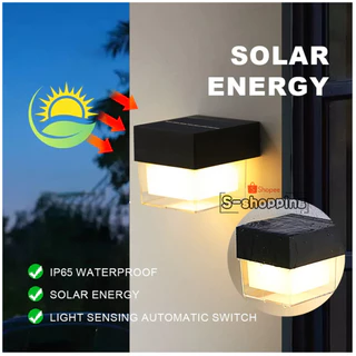 W316 2ระบบไฟ โคมไฟ ไฟโซล่าเซลล์ Solar light ติดบันไดหน้าบ้าน ติดผนัง เพิ่มความสวยงาม