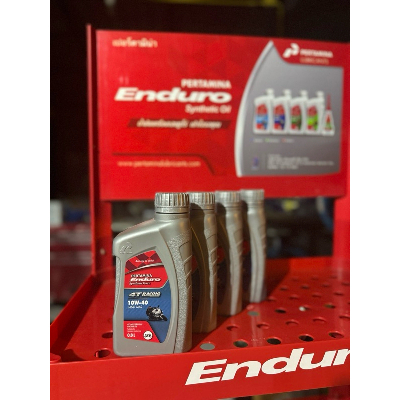 น้ำมันเครื่อง ENDURO 4T /  RACING 10W-40  ( 0.8 L)  เกรดสังเคราะห์ JASO MA2