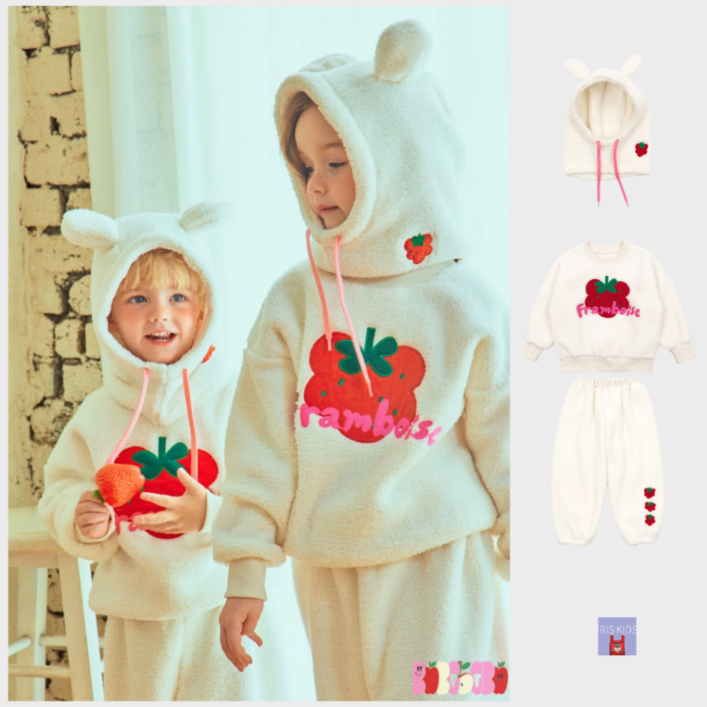 【พร้อมส่ง】Iris kids IKD084  Floral dress ชุดเดรสเด็กผู้หญิง สไตล์เกาหลี ใส่เที่ยว ผ้านิ่มใส่สบาย