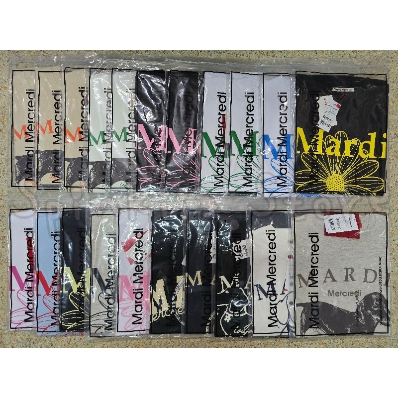 (สินค้าพร้อมส่ง!!!) MARDI MERCREDI T-SHIRT / CROP / SLIM T-SHIRT แท้100%🇰🇷 (ส่งแมสได้คะ🛵)