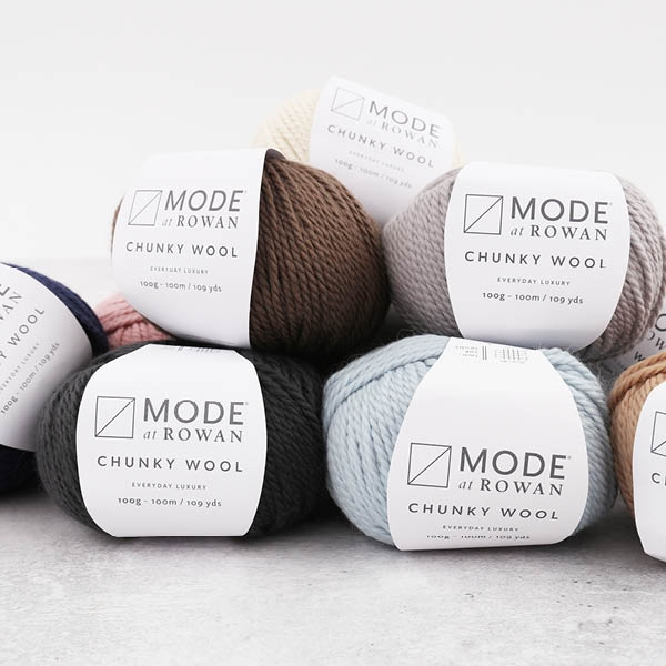 MODE at ROWAN Chunky Wool ไหมพรม เส้นใหญ่ ขนาด 100g. Made in Romania (M100001)