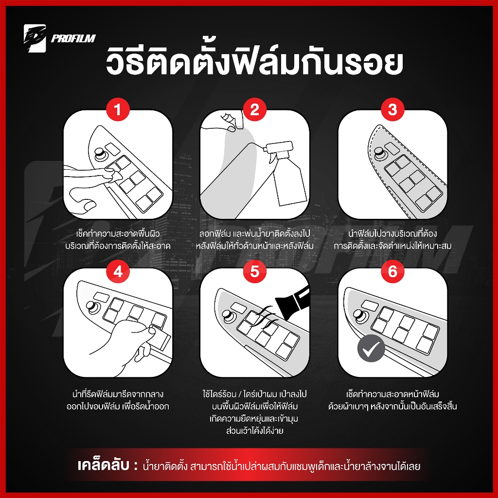 ฟิล์มใสกันรอย Zeekr X (ฟิล์ม TPU รับประกัน 5 ปี) - รูปที่ 2