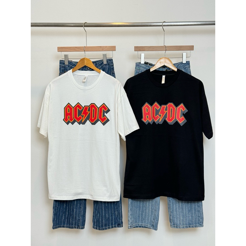 SIS.ON | พร้อมส่ง เสื้อยืดโอเวอร์ไซส์ Oversize SHE AcDc