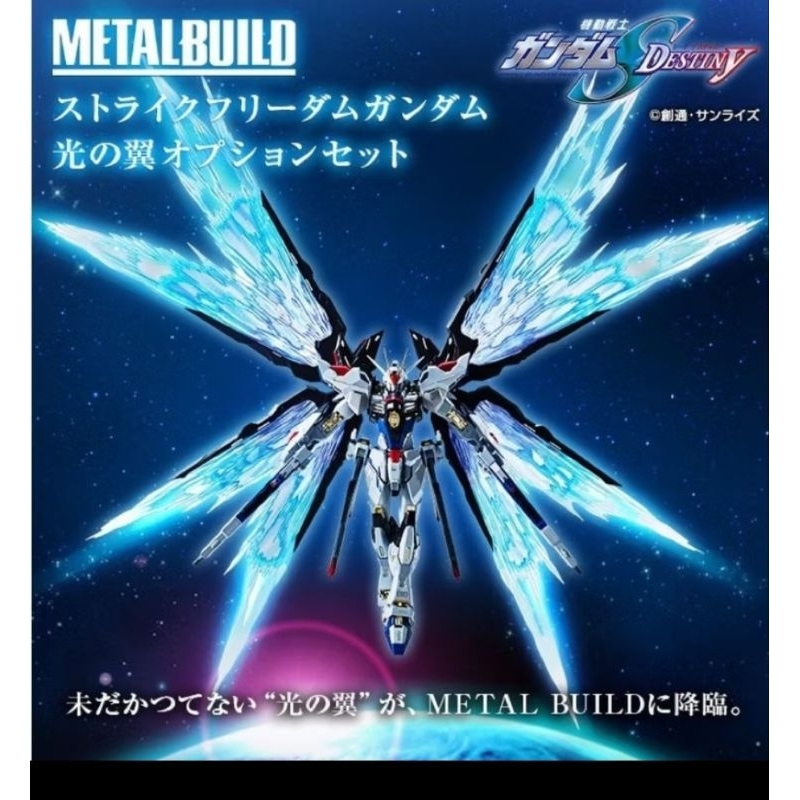 Metal Build Strike Freedom Gundam Wing of Light option set