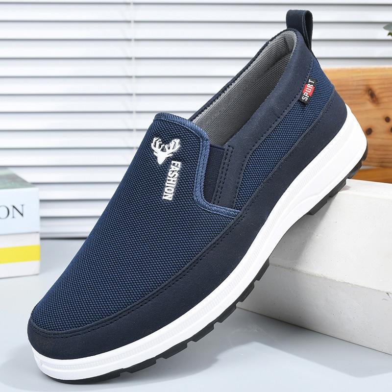 Fshoes งานปังเข้าใหม่แนะนำ  รองเท้าผ้าใบผู้ชายลำลองทรงสลิปออน งานแฟชั่น ทรงดี ดีไซน์เท่ ให้ฟีลดูมินิมอล รุ่นนี้สามารถสว