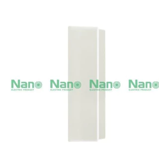Nano 401 สีขาว กล่องเบรกเกอร์ พิมพ์ทอง ขนาด3.9x12.3x6.6ซม.