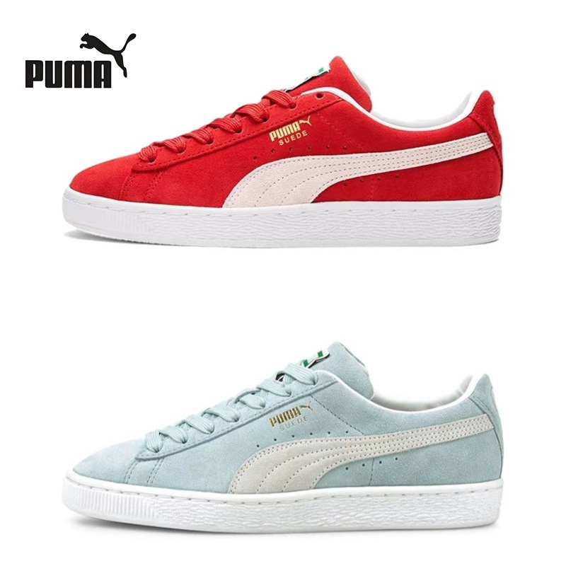 【💯  เคาน์เตอร์ของแท้】Puma Suede Classic รองเท้าบอร์ด