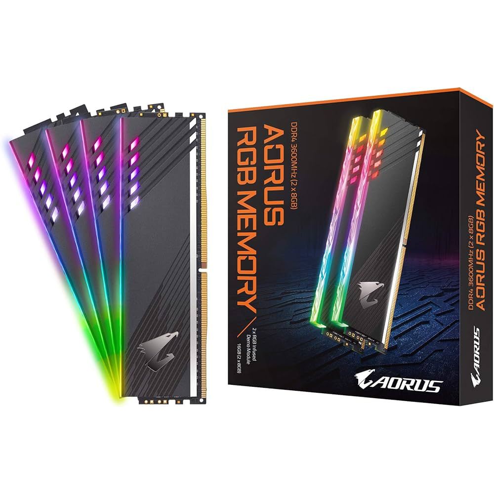 RAM DDR4 GIGABYTE AORUS RGB Memory 16GB (2x8GB) 3200MHz (With Demo Kit) (Limited Edition)