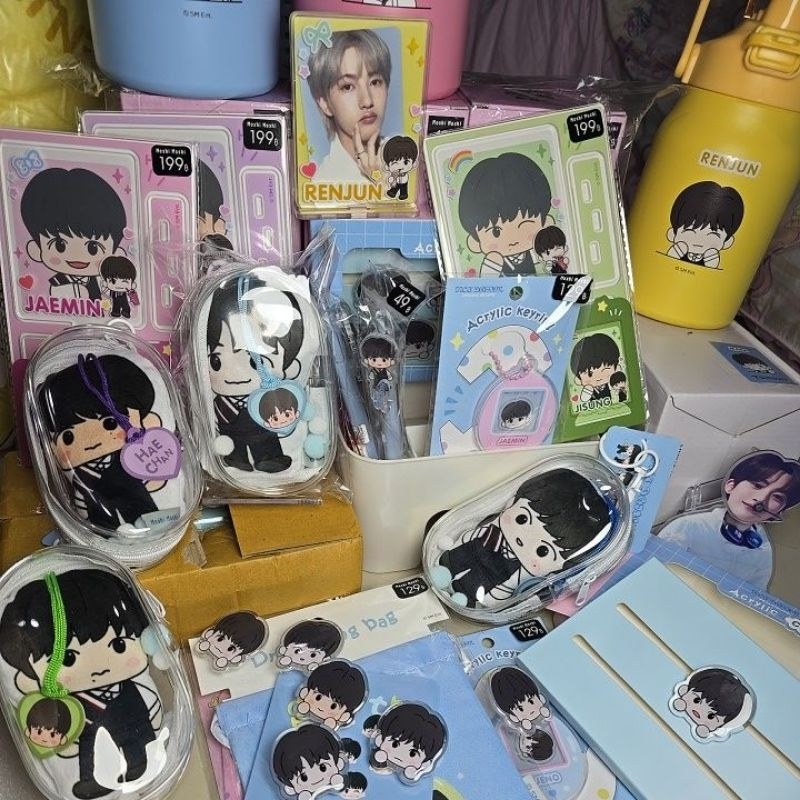 พร้อมส่ง [กดในLiveลด50%30%ลด100] Moshi Moshi x NCT DREAM Acrylic, ID Card, Photo ID Sticker.