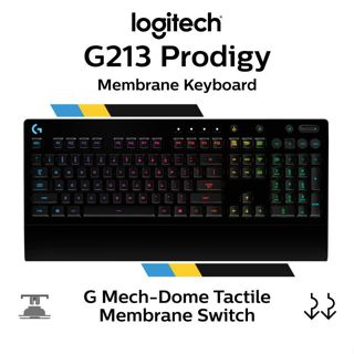 คีย์บอร์ดเกมมิ่ง LOGITECH G213 PRODIGY RGB GAMING KEYBOARD