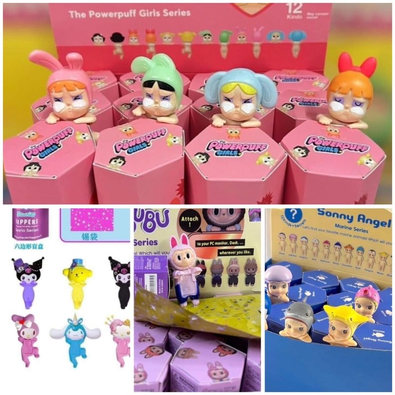 💖พร้อมส่ง💖ใน🇹🇭sonny angel cry baby powerpuff girl sanrio ลาบูบู้ ติดโทรศัพท์ผลไม้ รูปสัตว์น่ารักมาก 