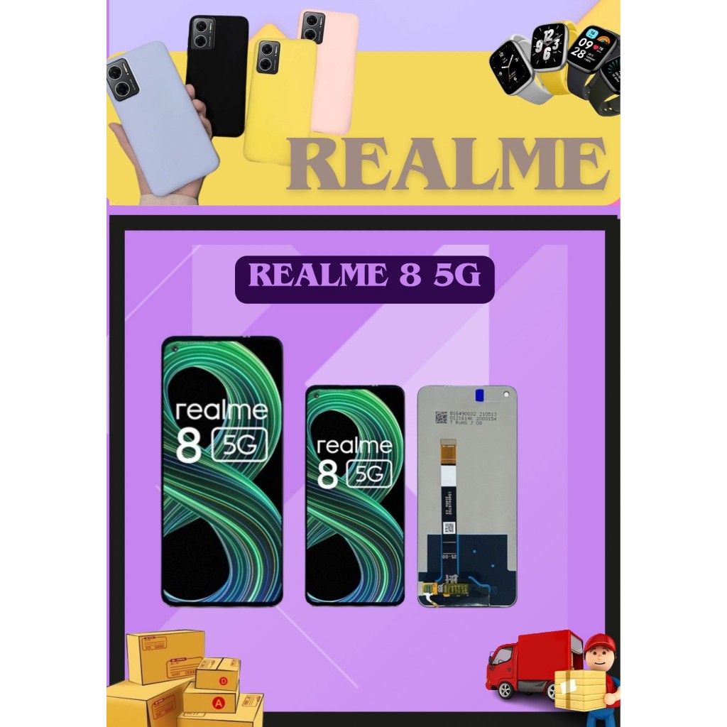 LCD Realme8 5G / RM V13/RM Q3I/RM NARZO30 5G/A93S/K9X ชุดไขควงแถม+ฟิม+กาวติดจอ อะไหล่มือถือ คุณภาพดี
