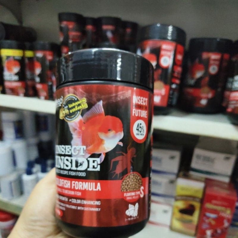 อาหารปลาทอง deep insect  inside เม็ดลอย ขนาด 350 กรัม