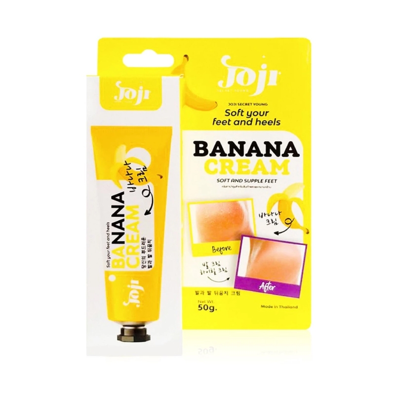 JOJI Secret Young Soft Your Feet And Heels Banana Cream 50g.ครีมทาบำรุงเท้า