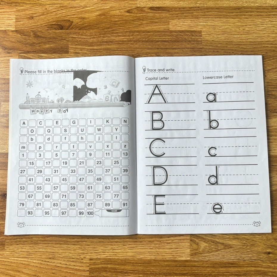 หนังสือกิจกรรม สมุดระบายสี สมุดภาพ แบบฝึกหัดอนุบาล พร้อมสติ๊กเกอร์ Play & Learn For Kids  Ages 3-7 ฝึกเขียนและระบายสี - รูปที่ 2