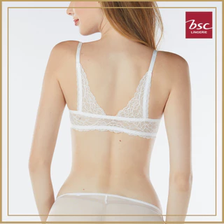 BSC Lingerie ชุดชั้นในลูกไม้เซ็กซี่ โชว์หลัง รูปแบบ ตะขอหน้า บรามีโครง มีให้เลือก 2 สี - BB6139