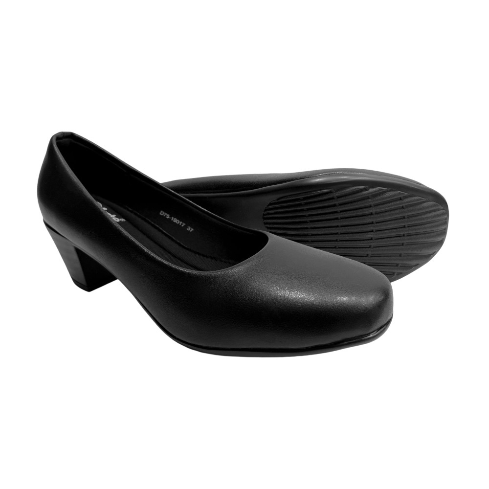 D'ARTE รองเท้านักศึกษา UNIFORM D75-19017-BLK (แนะนำเพิ่มจากปกติ 1 ไซส์)