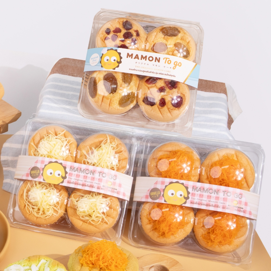 Miss Mamon มาม่อนทูโก 4 ชิ้น มาม่อนเค้กเนื้อวานิลลา นุ่ม อร่อย อบสดใหม่ทุกวัน [ส่งเฉพาะกทม.-ปริมณฑล]