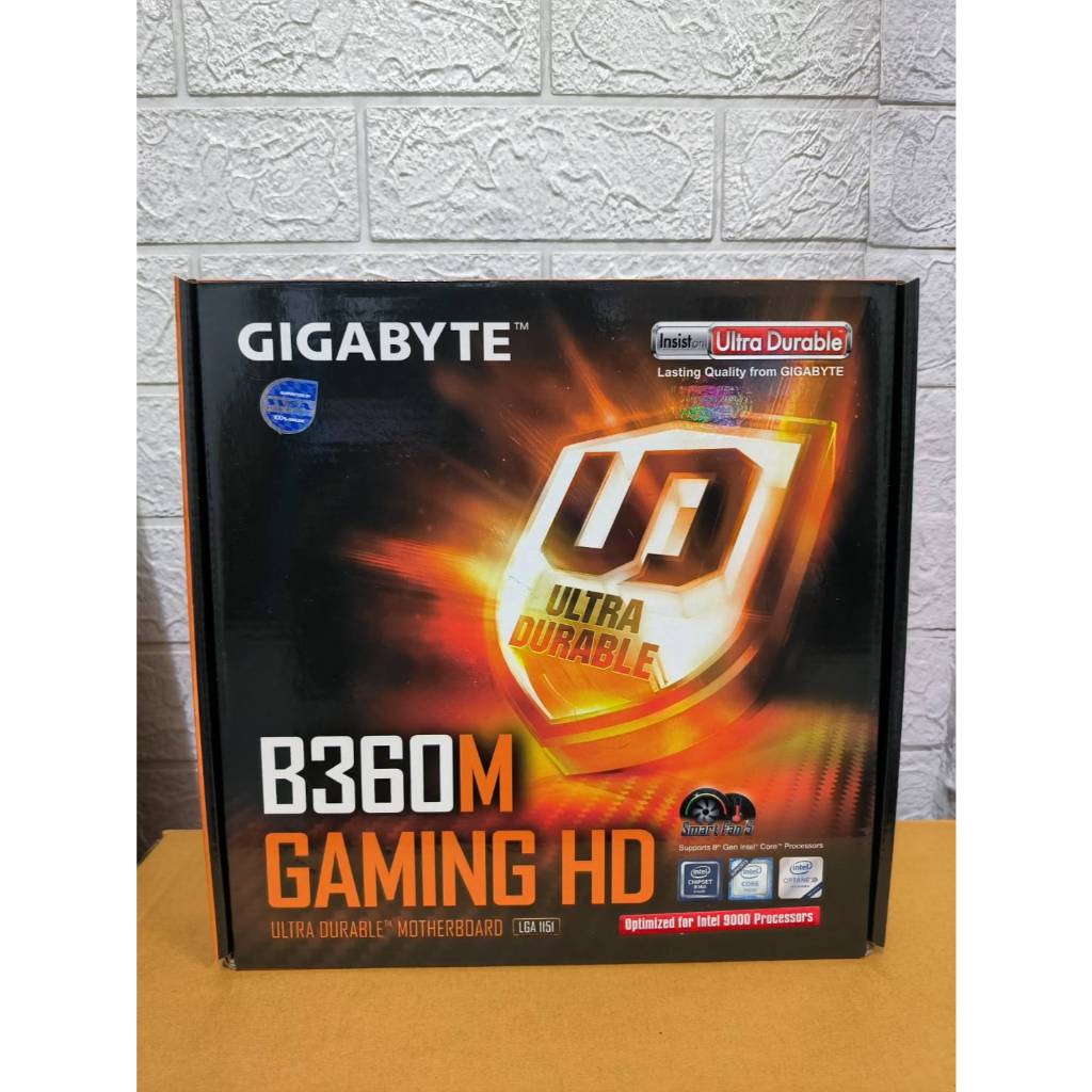 Gigabyte B360 GAMING HD พร้อมฝาหลัง มือสองสภาพดี มีประกัน