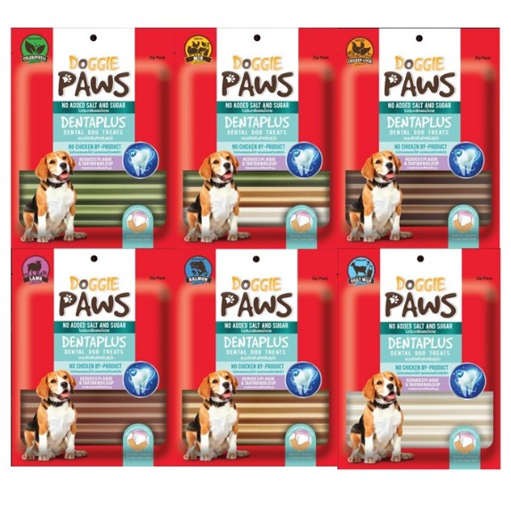 Doggie Paws Dentaplus ด็อกกี้ พาวส์ เดนต้าพลัส ขนมขัดฟัน ขนาด 450g.*โปรดอ่านรายละเอียดก่อนสั่งซื้อ