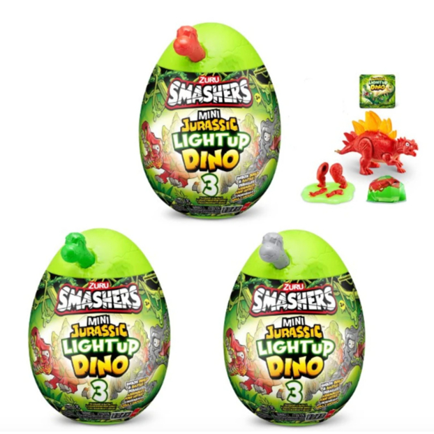 Smashers Mini Jurassic Light Up Dino Egg by ZURU